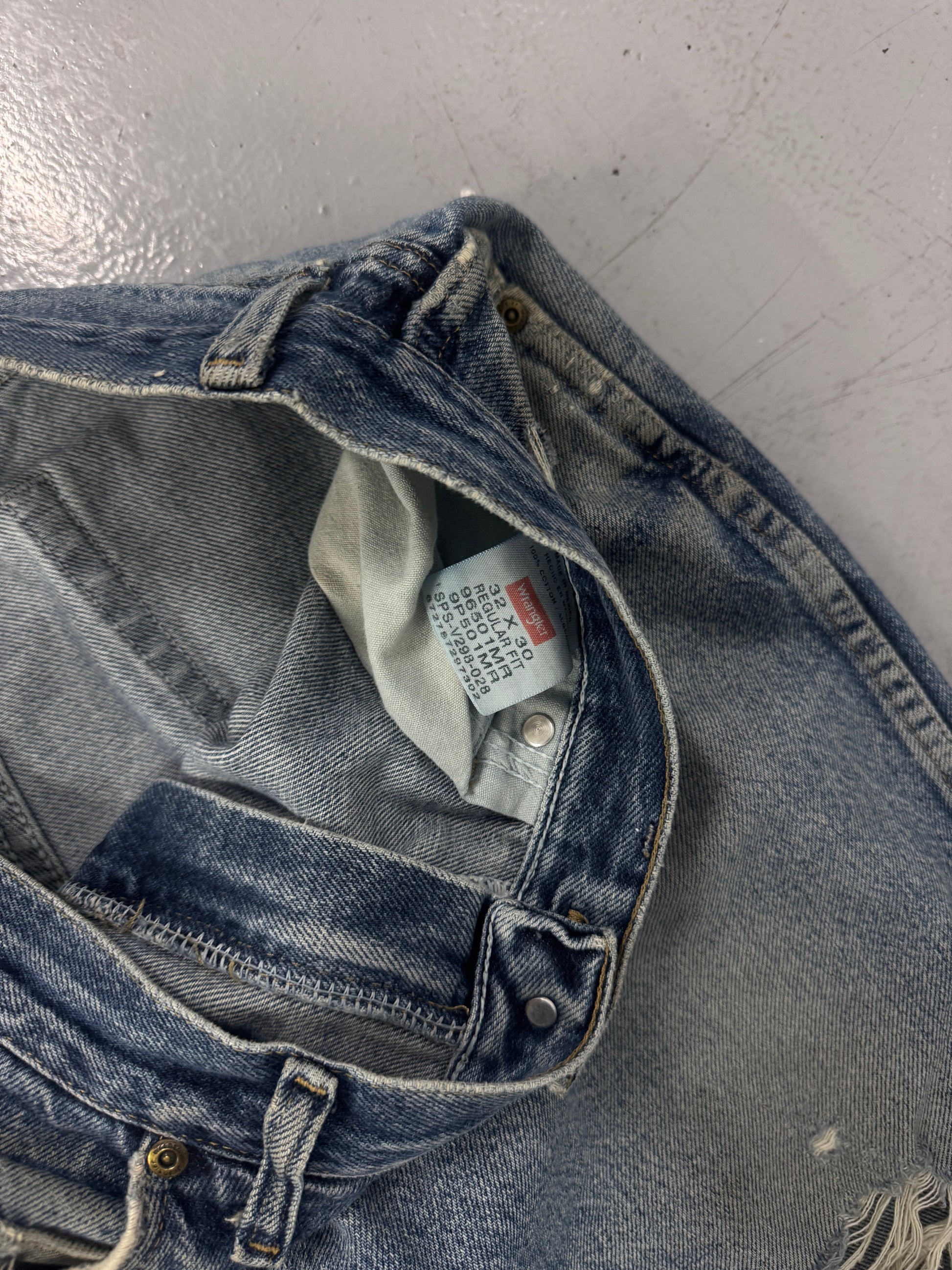 2000s Distressed Wrangler Jeans [31]